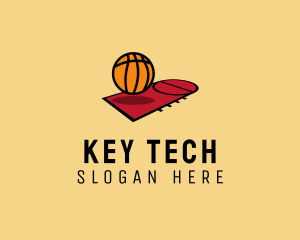 Sports Basketball Court   logo design