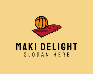 Sports Basketball Court   logo design