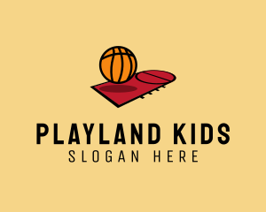 Sports Basketball Court   logo design