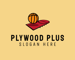 Sports Basketball Court   logo design