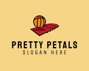 Sports Basketball Court   logo design