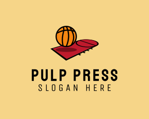 Sports Basketball Court   logo design