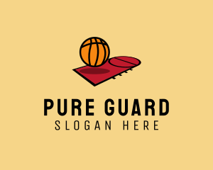 Sports Basketball Court   logo design