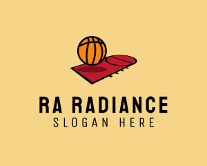 Sports Basketball Court   logo design