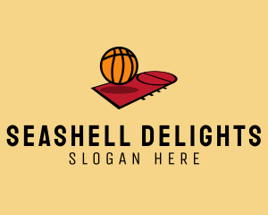 Sports Basketball Court   logo design