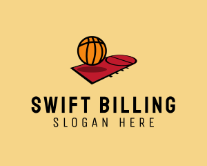 Sports Basketball Court   logo design