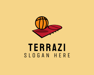 Sports Basketball Court   logo design