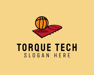 Sports Basketball Court   logo design