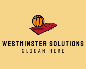 Sports Basketball Court   logo design