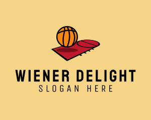 Sports Basketball Court   logo design