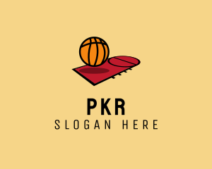 Sports Basketball Court   logo design