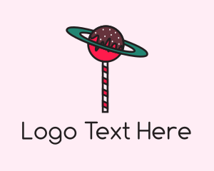 Candy Shop - Sweet Lollipop Orbit logo design