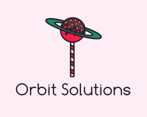 Sweet Lollipop Orbit  logo design