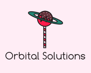 Sweet Lollipop Orbit  logo design