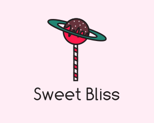 Sweet Lollipop Orbit  logo design