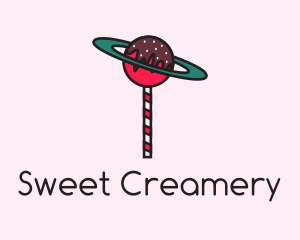 Sweet Lollipop Orbit  logo design