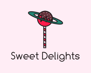 Lollipop - Sweet Lollipop Orbit logo design