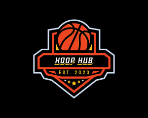 Basketball League Tournament logo design