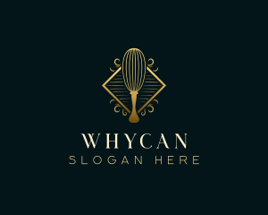 Elegant Baking Whisk Logo