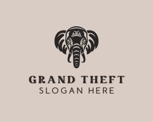 Mongoose - Elephant Safari Zoo logo design