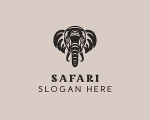 Botswana - Elephant Safari Zoo logo design