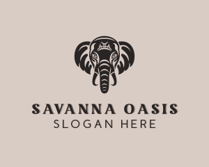 Savanna - Elephant Safari Zoo logo design