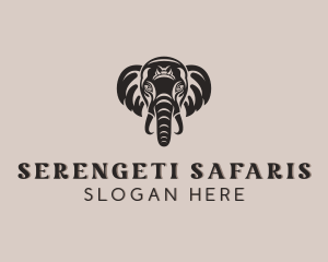 Elephant Safari Zoo logo design