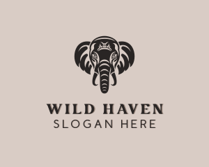 Elephant Safari Zoo logo design