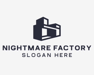 Logistics Warehouse Building logo design