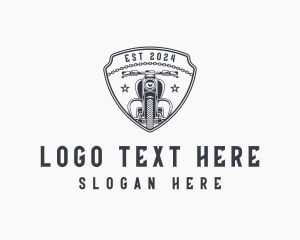 Chain - Chain Motorcycle Shield logo design