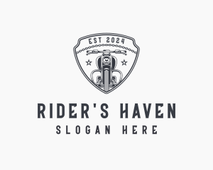 Chain Motorcycle Shield  logo design