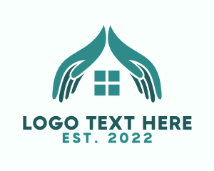 Hand - Home Care Realty logo design