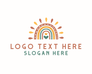 Scandinavian - Creative Scandinavian Rainbow logo design