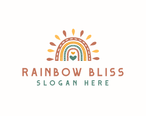 Creative Scandinavian Rainbow logo design