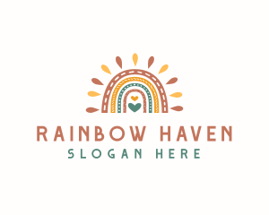 Creative Scandinavian Rainbow logo design