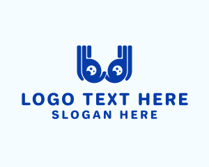 Blur - Abstract Eye Goggles logo design