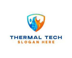 Thermal Airflow Circulation logo design
