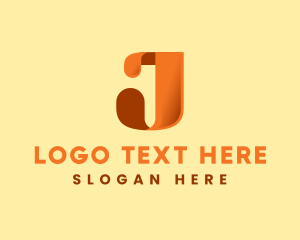 Alphabet - Generic Gradient Business Letter J logo design