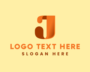 Generic Gradient Business Letter J Logo