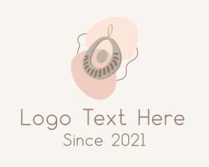 Aesthetic - Aesthetic Female Earring logo design