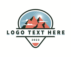 Scenery - Mountain Travel Adventure logo design