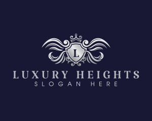 Crown Luxury Shield logo design