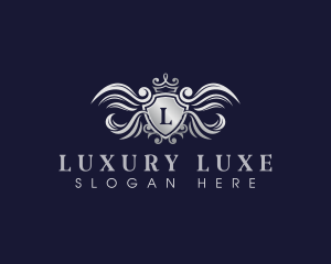 Crown Luxury Shield logo design