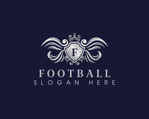 Victorian - Crown Luxury Shield logo design