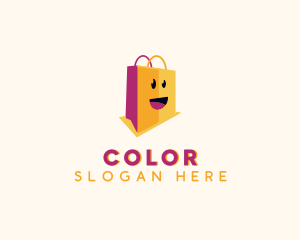 Shopper - Happy Shopping Bag Mall logo design