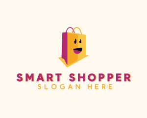 Shopper - Happy Shopping Bag Mall logo design