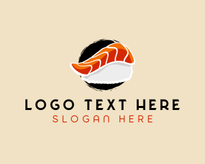 Food - Asian Food Sushi logo design