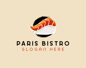 Asian Food Sushi logo design