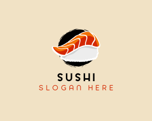 Asian Food Sushi logo design