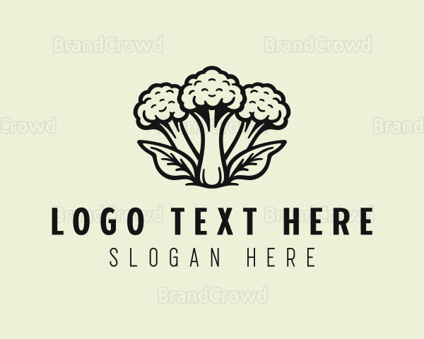 Organic Farm Broccoli Logo